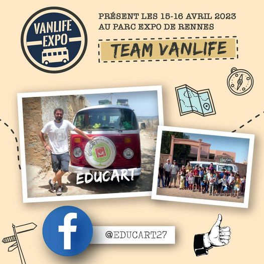 Rencontre Vanlife Expo Parc Expo Rennes 15 et 16 Avril 2023