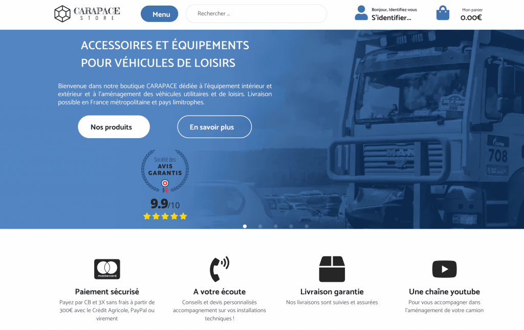 Carapace Store Partenaire Premium 2026