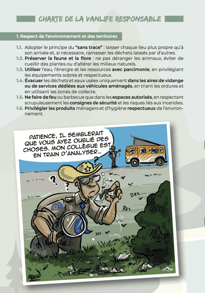 Zéro Trace - Charte de la Vanlife responsable