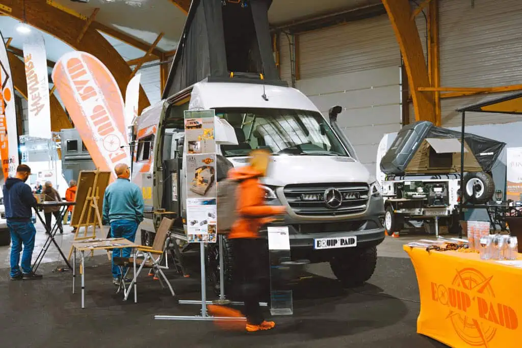 HALL 8 – VANLIFE EXPO RENNES 2026 – GABRIEL GASTE – EQUIP RAID SPRINTER