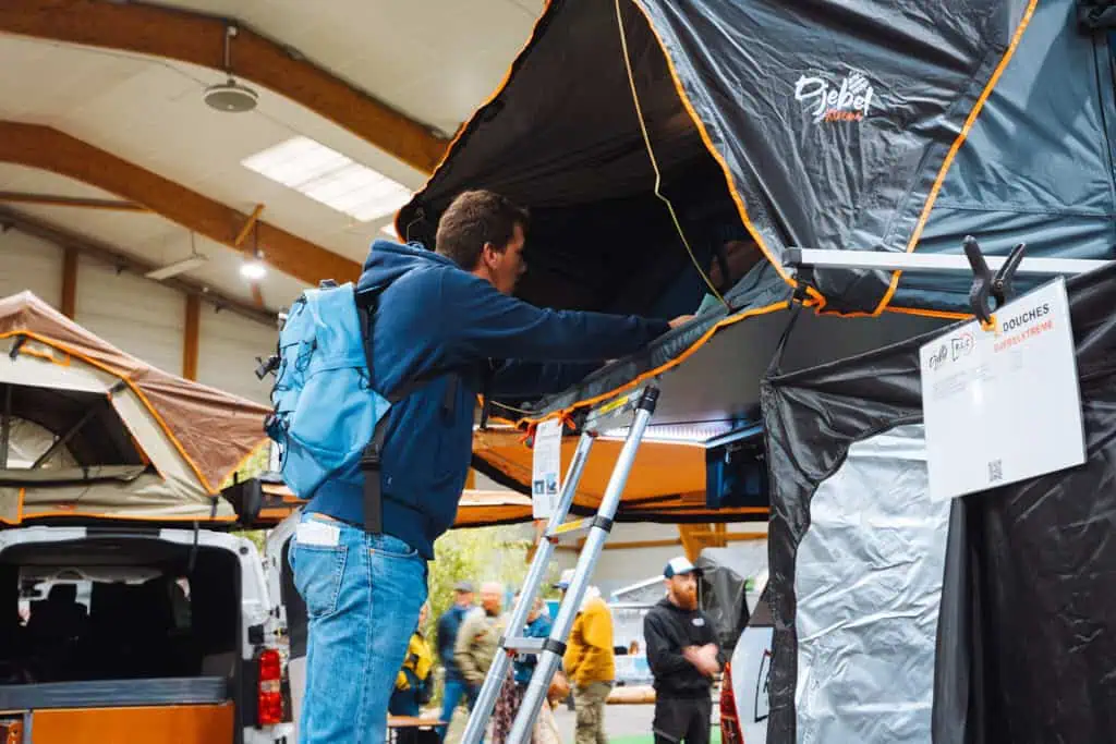 HALL 8 – VANLIFE EXPO RENNES 2026 – GABRIEL GASTE – TENTE DE TOIT DJEBEL EXTREM
